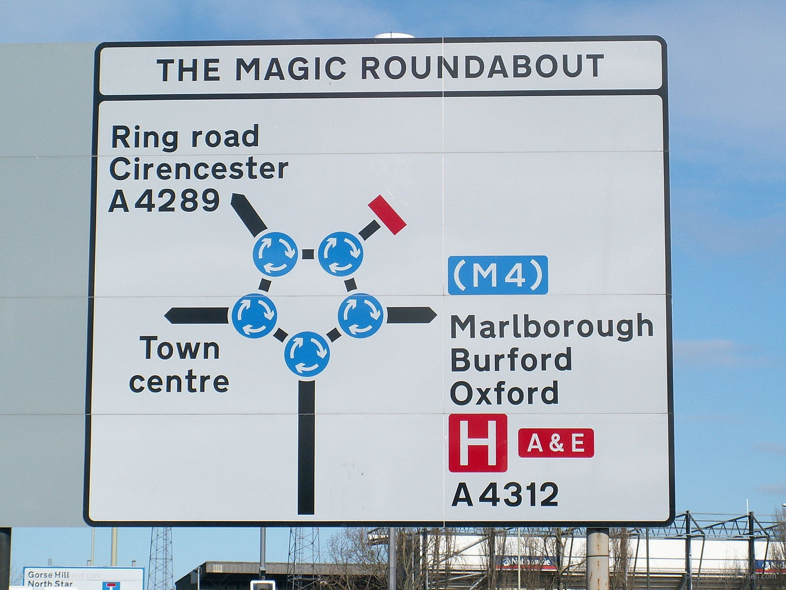 Magic Roundabout In Swindon Sudengland Von Kent Bis Cornwall