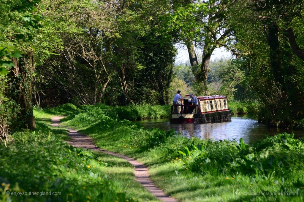 Narrowboat am Weg nach Blaenavon