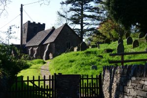 Die Kirche von Cwmyoy